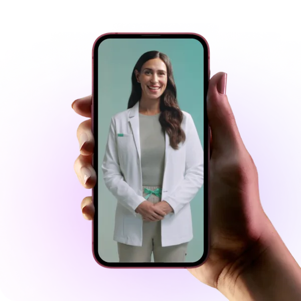 Hand hält Smartphone mit der Saelf App